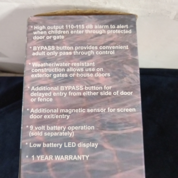 Techko S187D Safe Pool Alarm, Light-Grey NIB - Picture 6 of 6